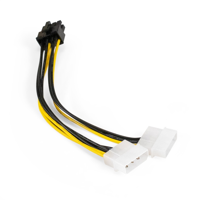 Power adapter 2xLP4-PCI-E 8pin