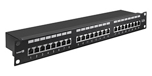 EPP3-19-24-8P8C-C5e-SH-110D, 19'', FTP, 24 port, cat.5e