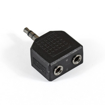 Adapter 3.5mm Jack M - 2x3.5mm Jack F