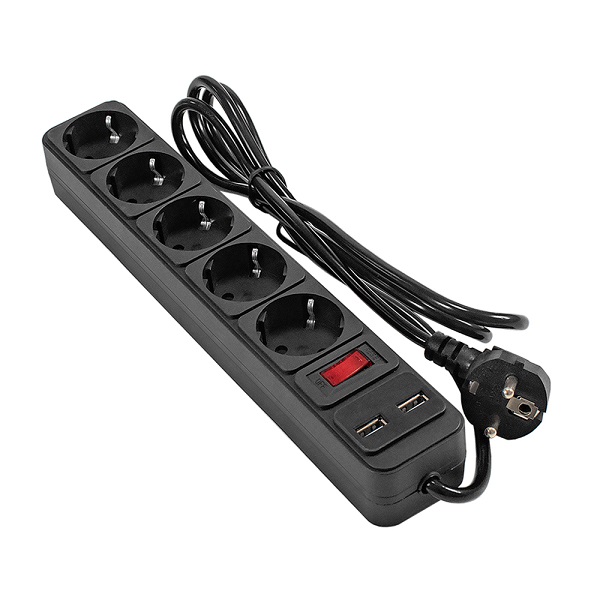 Surge protectors with USB charging